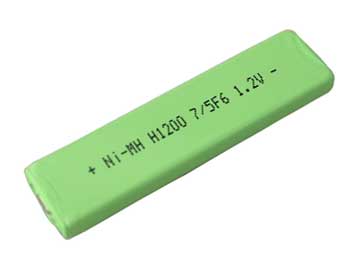 1.2V 1200mAh 7/5F6镍氢电池
